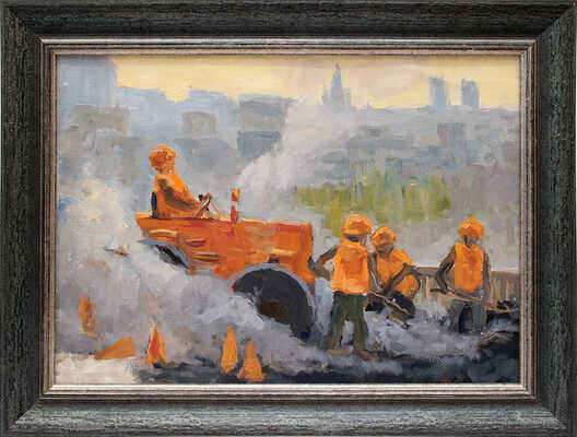 Сергеев Н.С.. Укладка асфальта